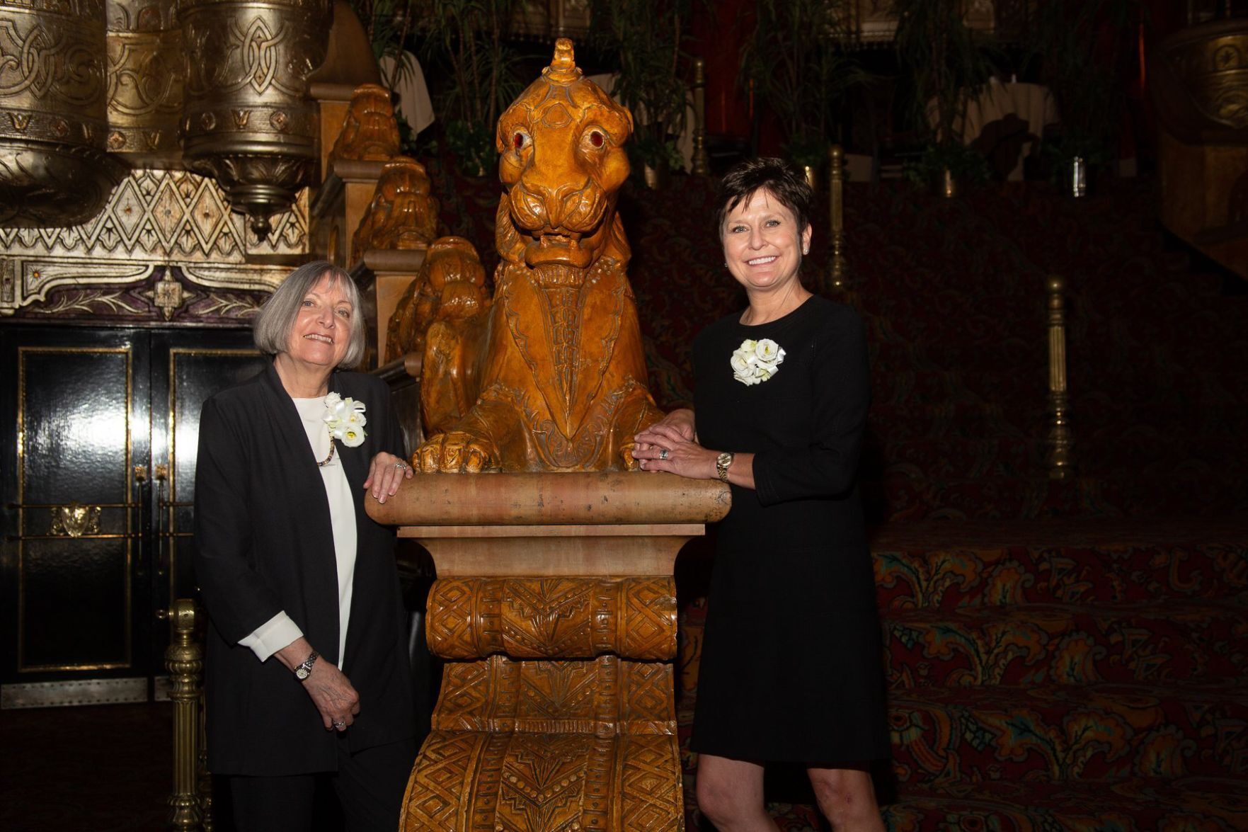 Event Chair Joni Karandjeff with President Marian Nunn